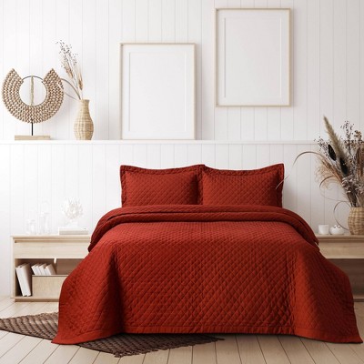 Brisbane Oversized Diamond Quilt Set - Tribeca Living