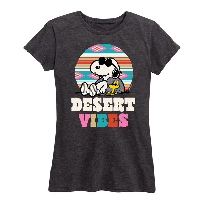 Women's - Peanuts - Desert Vibes Short Sleeve Graphic T-Shirt