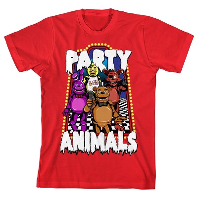 Five Nights at Freddy's Party Animals Boy's T-shirt