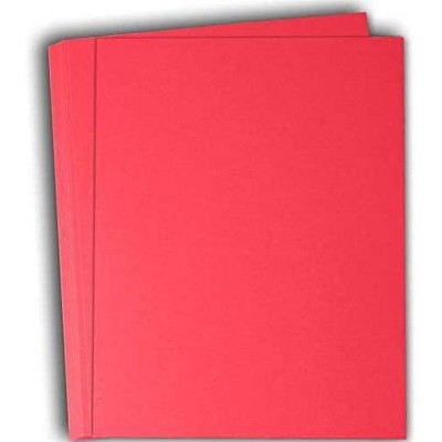 Hamilco Colored Cardstock Paper 11" x 17" Bubble Gum Pink Color Card Stock Paper 50 Pack