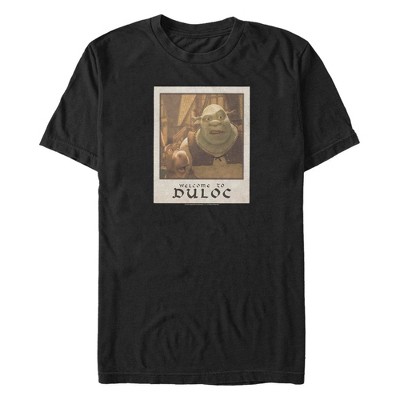 Men's Shrek Welcome to Duloc Faces T-Shirt