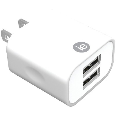iEssentials® 2.4-Amp Dual USB Wall Charger