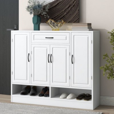 Space-Saving Shoe Cabinet: Modern, Adjustable, and Durable
