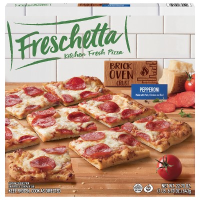 Freschetta Pepperoni and Cheese Italian Style Brick Oven Crust Frozen Pizza - 22.7oz