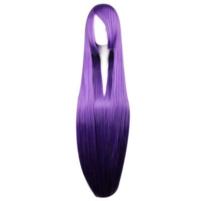 Unique Bargains Women's Human Hair Wigs 39" with Wig Cap Long Hair