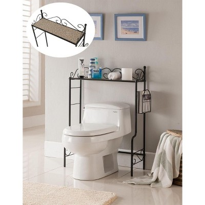 Kings Brand Etagere Freestanding Bathroom Shelf Storage Organizer Rack