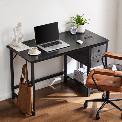 JIONJOY Writing Desk with 2 Drawers