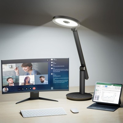 HONEYWELL H6 Desk Lamp 800LM Dimmable Eye-Caring Led Desk Light Touch Control Tall Desk Reading Light with Timer