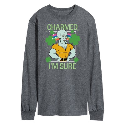 Men's - SpongeBob Squarepants - Charmed I'm Sure Long Sleeve Graphic T-Shirt