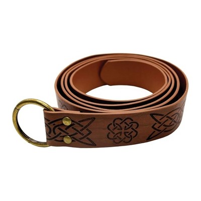 Underwraps Celtic Medieval Brown Faux Leather Belt Adult Costume Accessory