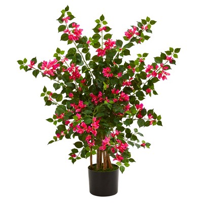 Nearly Natural 3.5-ft Bougainvillea Artificial Tree