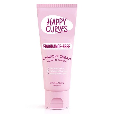 Happy Curves Comfort Cream Deodorant - Fragrance Free - 2.25 fl oz