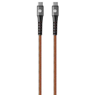 ToughTested® USB-C® to USB-C® Cable, 8 Feet in Black