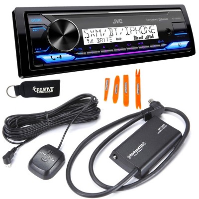 JVC KD-X38MBS Marine Digital Receiver W/ BT, USB, XM Ready + SXV300 SirusXM Satellite Radio Tuner