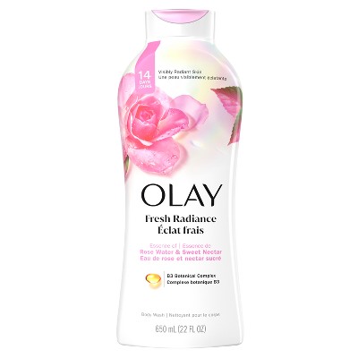Olay Fresh Outlast Rose Water & Sweet Nectar Body Wash - 22 fl oz