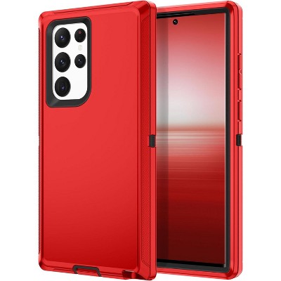 Entronix Case Compatible with Galaxy S24 Ultra - Triple-Layer Heavy Duty Protection