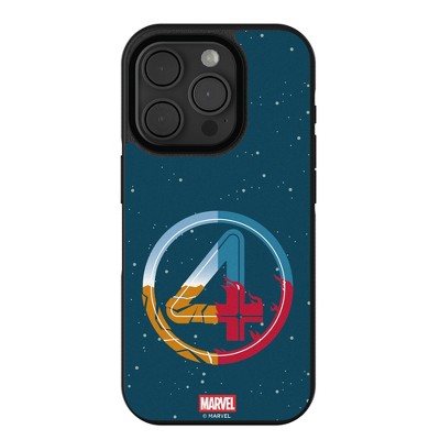Keyscaper Marvel Fantastic 4 Badge Bump Cell Phone Case for Apple iPhone