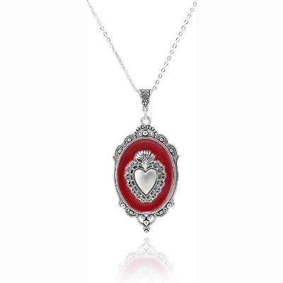 Gothic Thorn Heart Choker - Black Velvet Vintage Necklace, Vampire Y2K Jewelry for Women