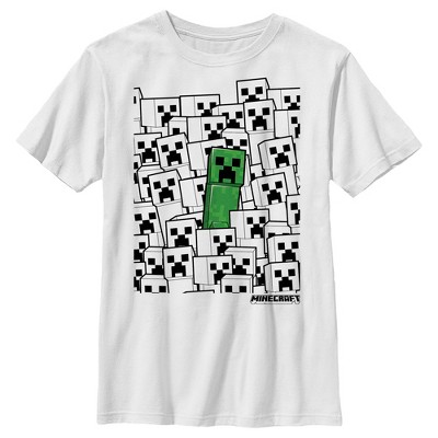 Boy's Minecraft Stand Out Green Creeper T-Shirt