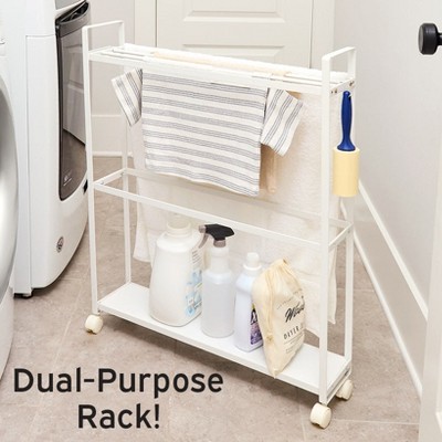 The Lakeside Collection Dual Laundry Storage and Drying Rack