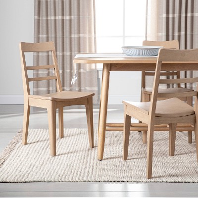 2pk Wood Ladder Back Dining Chair Set - Hearth & Hand™ with Magnolia