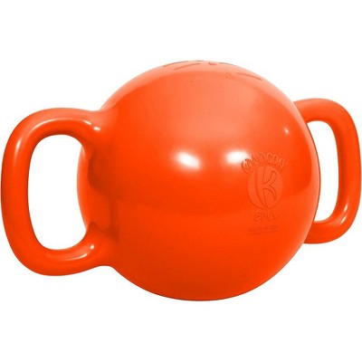 Kamagon Exercise Ball, Orange 14-Inch with Workout DVD