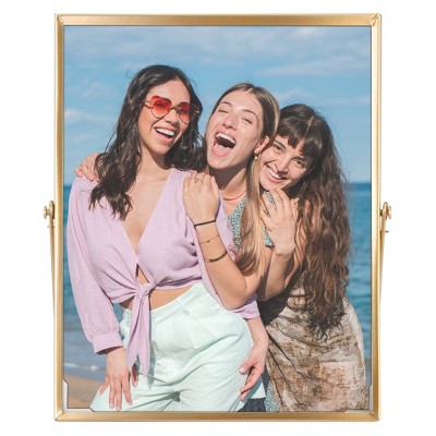 REGALWOVEN Glass Panel Metal Frame Lightweight Single Picture Frame