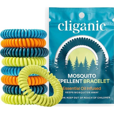 Cliganic Repellent Bracelet, 10 Pack