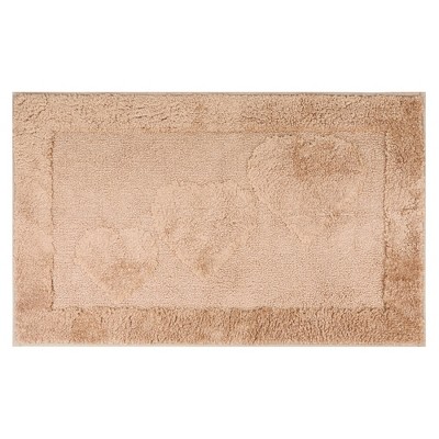 REGALWOVEN Cute Heart Pattern Soft Absorbent Non-Slip Washable Quick Dry Shaggy Bath Carpet Bathroom Rugs 20" x 32"