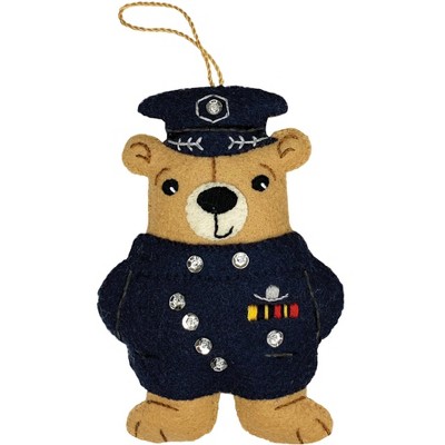 SPACE FORCE BEAR Felt Ornament Kit from MerryStockings