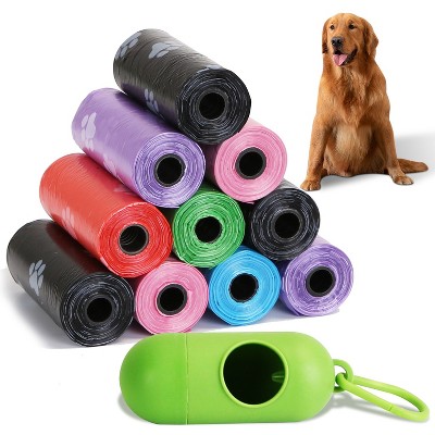 iMountek "45 Rolls 675 Count Dog Waste Bags with Dispenser, Leakproof, Unscented, Durable Poop Bags" MultiColor