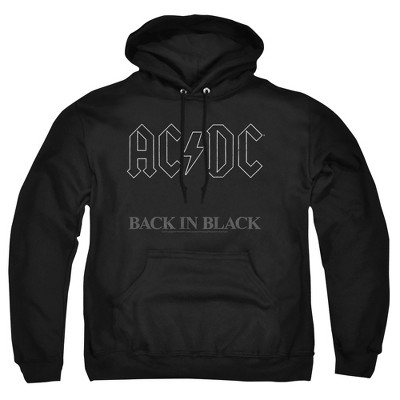 Acdc Back In Black Adult Pull-Over Hoodie