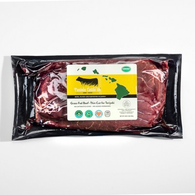 Paniolo Cattle Company Local Hawaii Boneless Sliced Beef for Teriyaki - 1lb