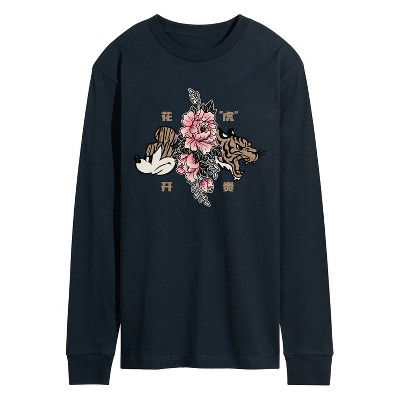 Men's - Disney - Mickey Year of The Tiger Design Long Sleeve Graphic T-Shirt