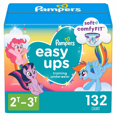 Easy Ups Girls' Disposable Training Underwear - (Select Size and Count)