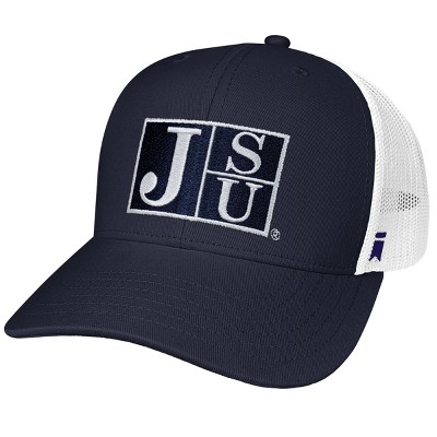 Jackson State University Team Logo Cotton Twill Trucker Cap Navy OS