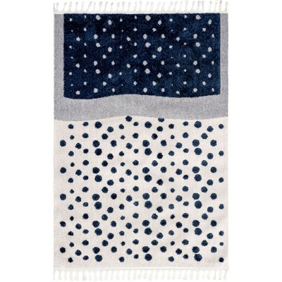 Nuloom Alena Starry Night High-Low Kids Tasseled Indoor Area Rug