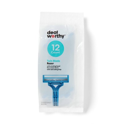 Men's Twin Blade Disposable Razors - 12ct - dealworthy™