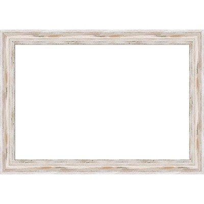 Amanti Art Alexandria Greywash Framed Dry Erase Magnetic Board