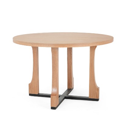 Christopher Knight Home Dakota 48" Rustic Criss Cross Frame Round Dining Table