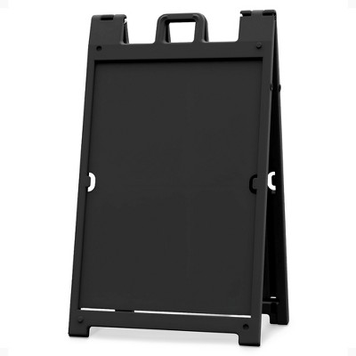 Plasticade Deluxe Signicade Portable Folding Double Sided Sign Stand