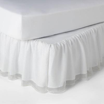 Glitter Dot Tulle Kids' Bedskirt - Pillowfort™