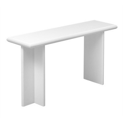 Gulches Modern Entryway Table - L-Shaped Legs, Minimalist, for Hallway, Living Room, Foyer