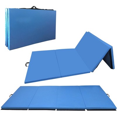 Gulches Folding aerobics mat, extra thick high-density gymnastics mat, tear-resistant aerobics mat for mixed martial arts, stretching, gymnastics