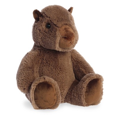 Aurora Medium Capybara Cuddly Stuffed Animal Brown 12"