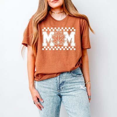 Simply Sage Market Mom Fall Leaf Short Sleeve Tee