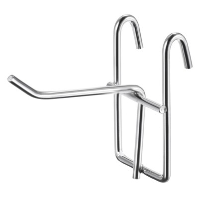 Unique Bargains Metal Rust Proof Grid Wall Storage Display Hooks 12 Pcs