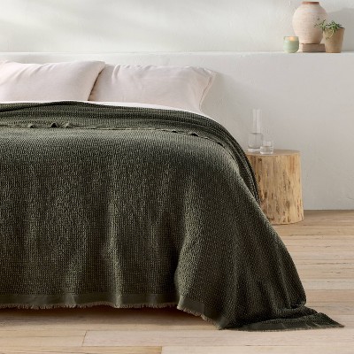 Textured Waffle Coverlet - Casaluna™