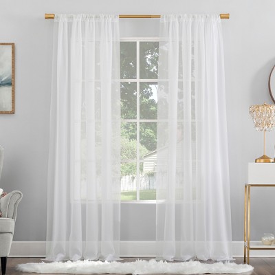 No. 918 Sheer Voile Mallory Rod Pocket Curtain Panel