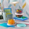 Pyrex® Simply Store® 6pc 1c Round Glass Storage Set with Assorted Color Lids: Dishwasher-Safe Food Containers - 2 of 4
